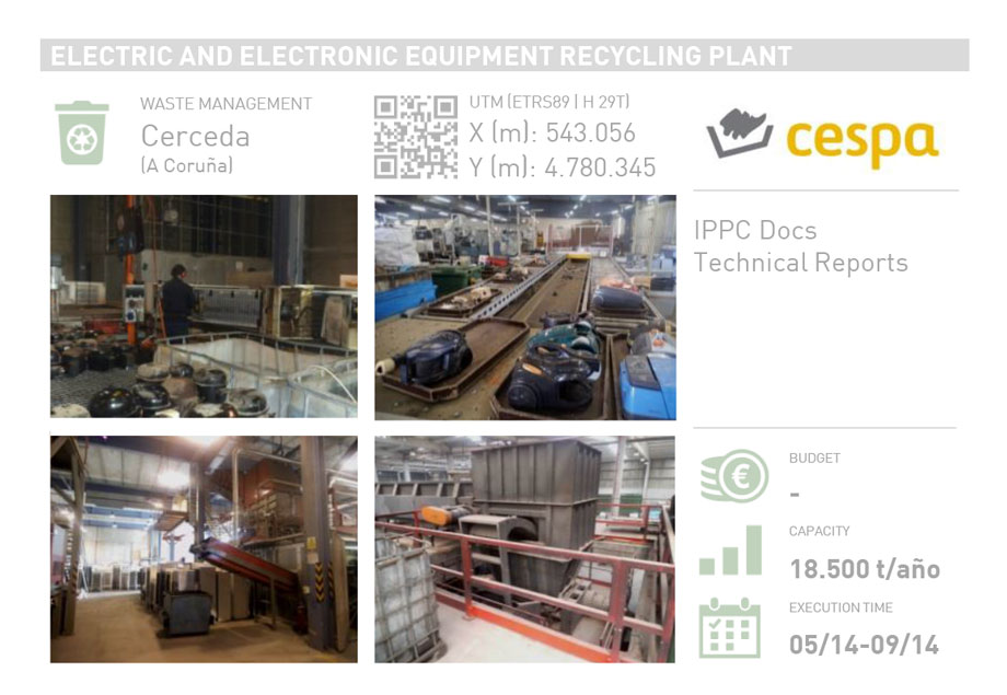 ELECTRIC AND ELECTRONIC EQUIPMENT RECYCLING PLANT